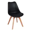 Silla Eames Tapizada - Negro en Negro - Sillas, Uruguay | La Cueva Muebles, vista 5 de 12