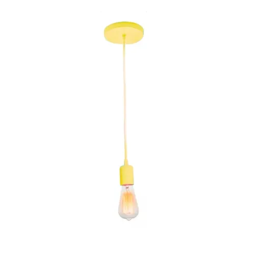 Lámpara Colgante Decorativa Rainbow Amarilla en Amarillo - Lámparas colgantes, Uruguay | Unilux