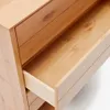 Cómoda Alguema 3 cajones en chapa de roble con acabado natural 100 x 96 cm en Madera natural - Cómodas, Uruguay | Kavehome, vista 3 de 9
