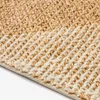 Alfombra Maelan de yute y algodón de cuadros natural 160 x 230 cm en Madera natural - Textiles, Uruguay | Kavehome, vista 3 de 5