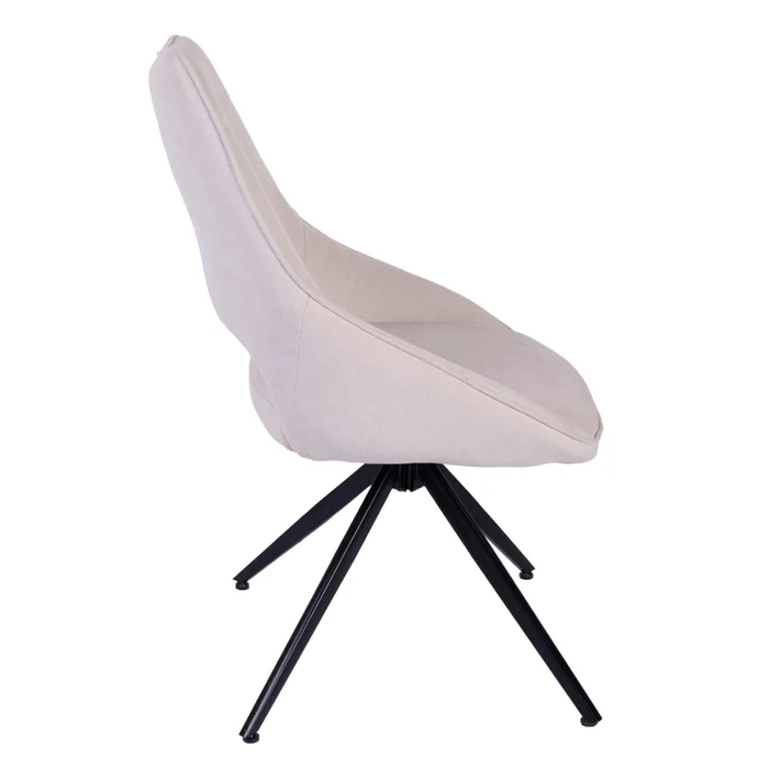 Silla De Oficina Tela-y-polipropileno Blanco Christie en Blanco - Sillas de escritorio, Uruguay | Divino, vista 4