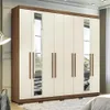 Ropero Placares Master Vip 8 Puertas 8 Estantes Con Espejo en Off-white, Uruguay | Lais Muebles, vista 2 de 4