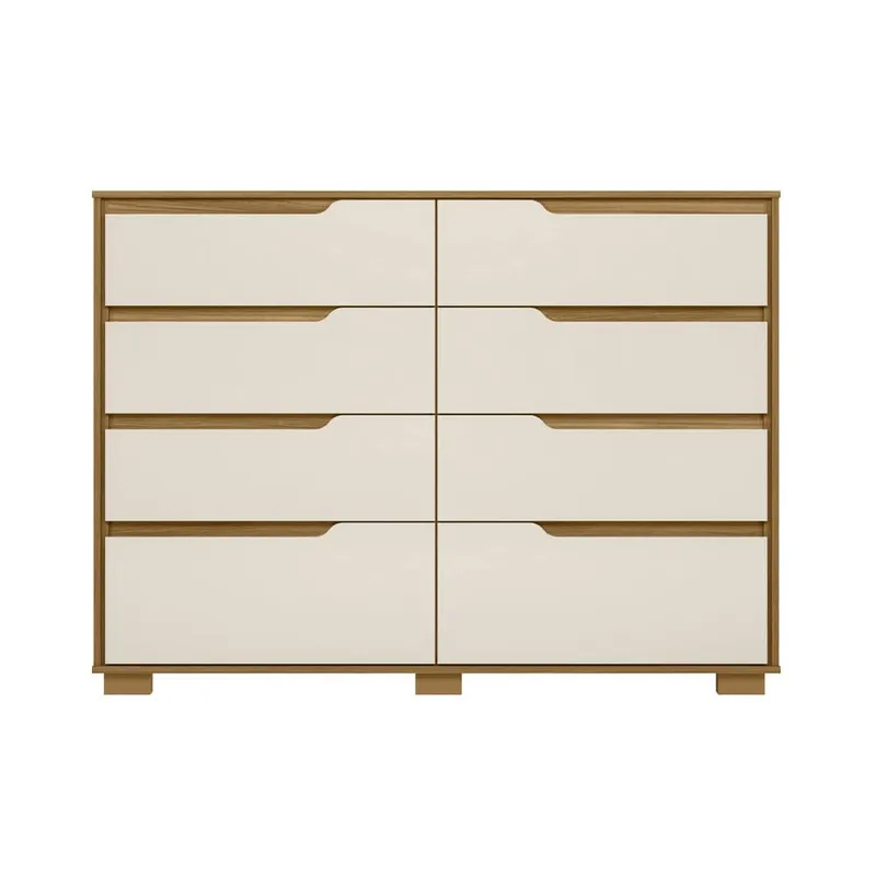 Comoda Cajonera 8 Cajones Combinada Con Patas Dormitorio - Cómodas, Uruguay | Lais Muebles