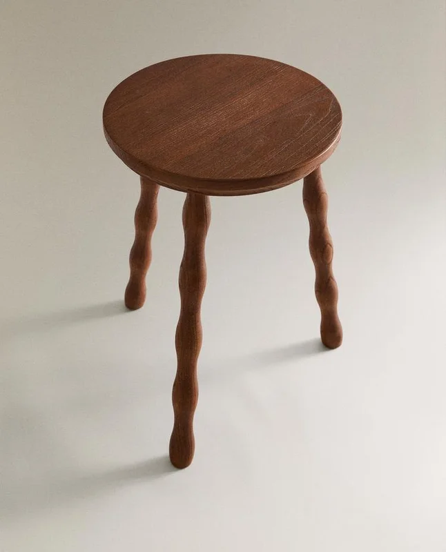 TABURETE MADERA OLMO - Sillas, Uruguay | Zara Home, vista 3