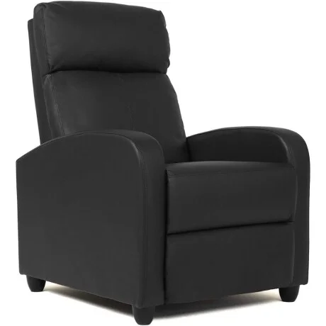Sillon reclinable 1 cuerpo - Negro en Negro, Uruguay | La Cueva Muebles, vista 12
