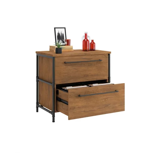 Aparador lateral - Sauder - Linea Icon en Marrón - Muebles para TV, Uruguay | Ecowood