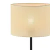 LAMPARA DE MESA D25x45CM TEJIDO/METAL BEIGE/NEGRO en Multicolor - Lámparas de mesa, Uruguay | Koz, vista 3 de 3
