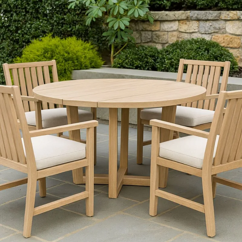 MESA DE EXTERIOR BONDI Beige 2 CUERPOS en Beige - Mesas de comedor, Uruguay | Viasono