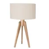 Lámpara de Mesa Tripode Cilíndrico en Off-white - Lámparas de mesa, Uruguay | Finkel, vista 1 de 2