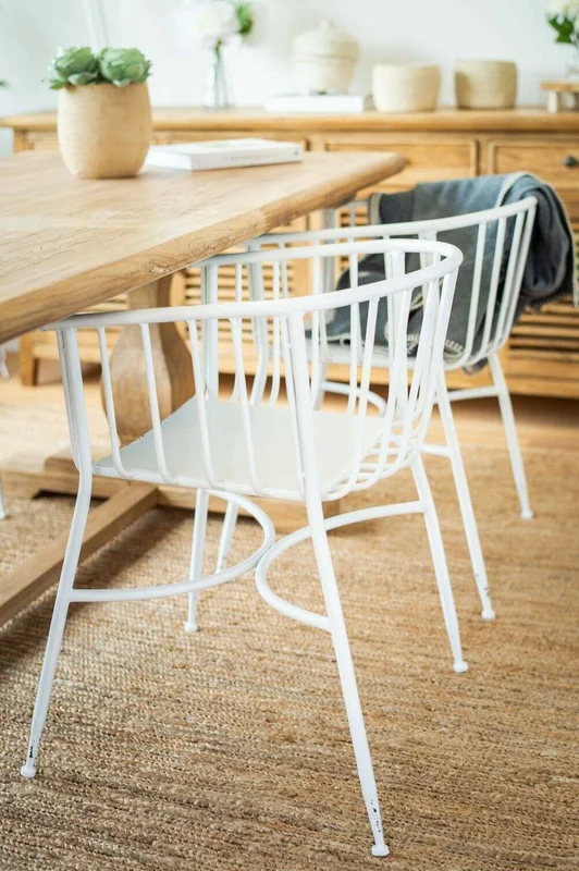 BUTACA / SILLA DE METAL WHITE en Blanco - Sillas, Uruguay | La Iberica, vista 4