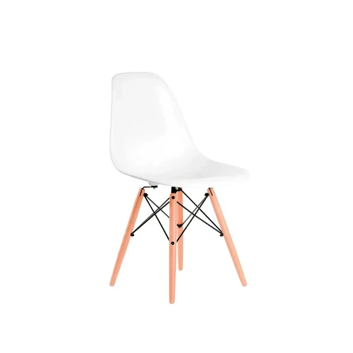 Silla DKR Base - En Madera - Infantil - Blanco en Blanco - Sillas, Uruguay | Rústico Hogar