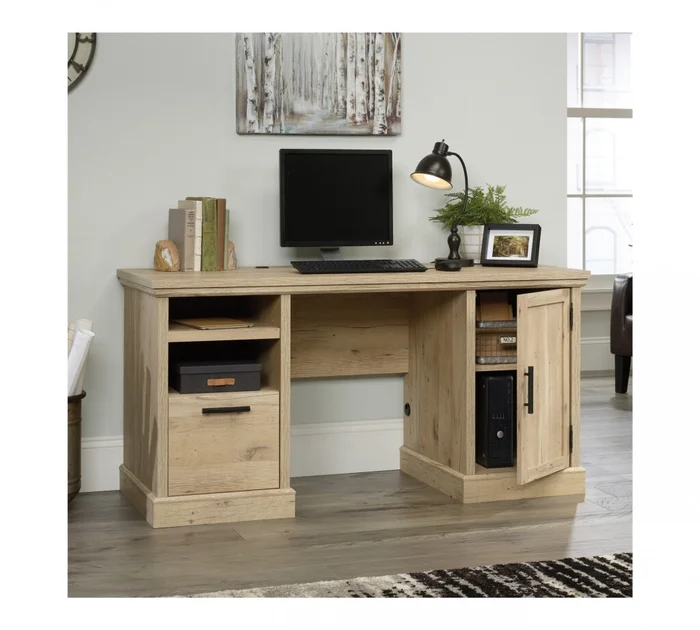 Escritorio - Cajón y Puerta Única - Sauder - Linea Aspen Post en Madera natural - Escritorios, Uruguay | Rústico Hogar