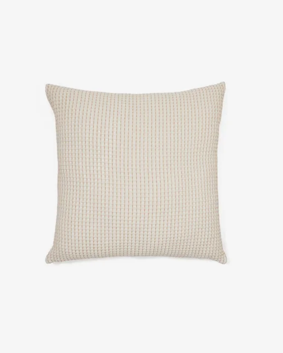 Set Senara de 2 almohadones de algodón beige 45 x 45 cm en Beige - Textiles, Uruguay | Kavehome