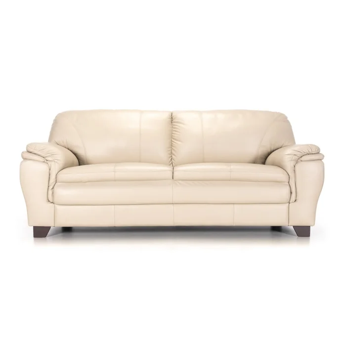 Sofá Arezzo - Cuero Básico - 3 cuerpos - Arena - (Preventa) en Beige - Sillones y sofás, Uruguay | NYR, vista 2