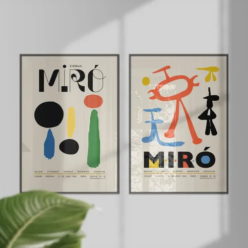 Joan Miró - Parler Seul en Multicolor - Láminas, Uruguay | La Cuadrería