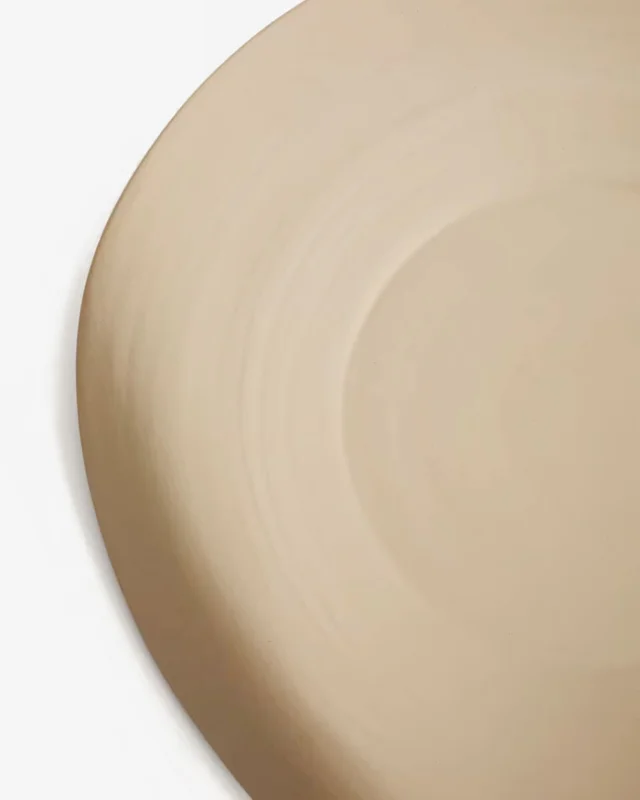 Centro de mesa Ebenor de cerámica beige Ø 40 cm en Beige - Jarrones, Uruguay | Kavehome, vista 3