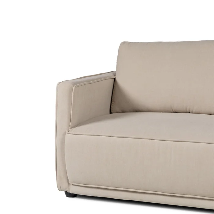 Sofá Meridian - Tela Aquaclean - 3 cuerpos - A fabricar en Beige - Sillones y sofás, Uruguay | Nyr, vista 4