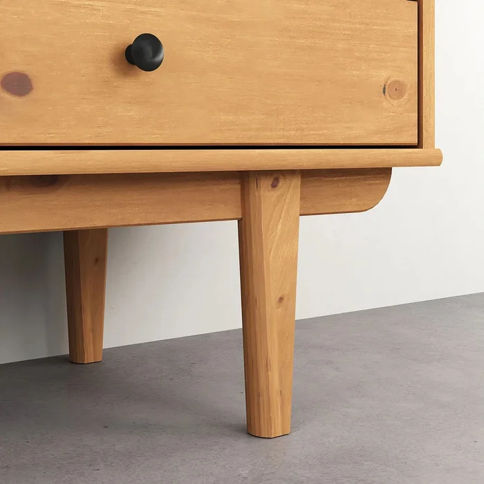 Aparador Buffet 175CM con Ratan Serena - Madera Maciza en Madera natural - Aparadores y recibidores, Uruguay | Balton, vista 9