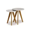 Mesas Laterales Classic - Duo - Off White en Blanco - Mesas de arrimo, Uruguay | NYR, vista 2 de 2