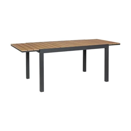 Mesa de jardin extensible Osaka - Negra en Negro - Muebles para el exterior, Uruguay | La Cueva Muebles, vista 6