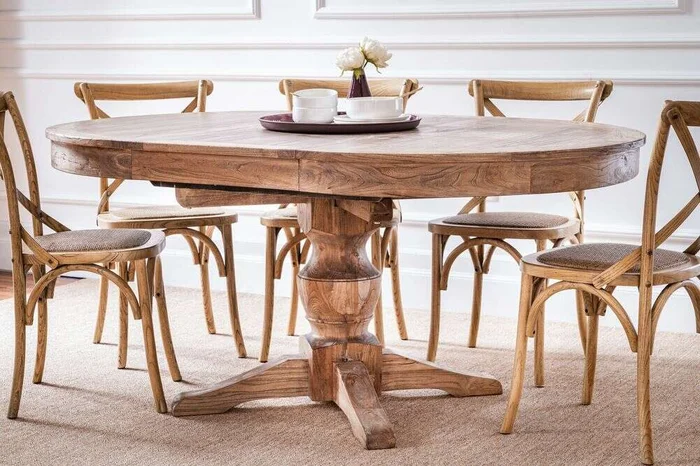 MESA COMEDOR EXTENSIBLE - 1.20 A 1.70 MTS - OLMO - Mesas de comedor, Uruguay | La Iberica