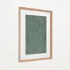 Cuadro abstracto Durkan de papel reciclado verde 100 x 70 cm en Verde - Decoración de pared, Uruguay | Kavehome, vista 1 de 8