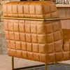 BUTACA ASTON CUERO ITALIANO CARAMELO en Marrón - Butacas, banquetas y puffs, Uruguay | La Iberica, vista 15 de 22