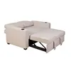 Sofá Cama 2 Cuerpos Tela Natural-beige Miley Beige en Beige - Sillones y sofás, Uruguay | Divino, vista 5 de 9