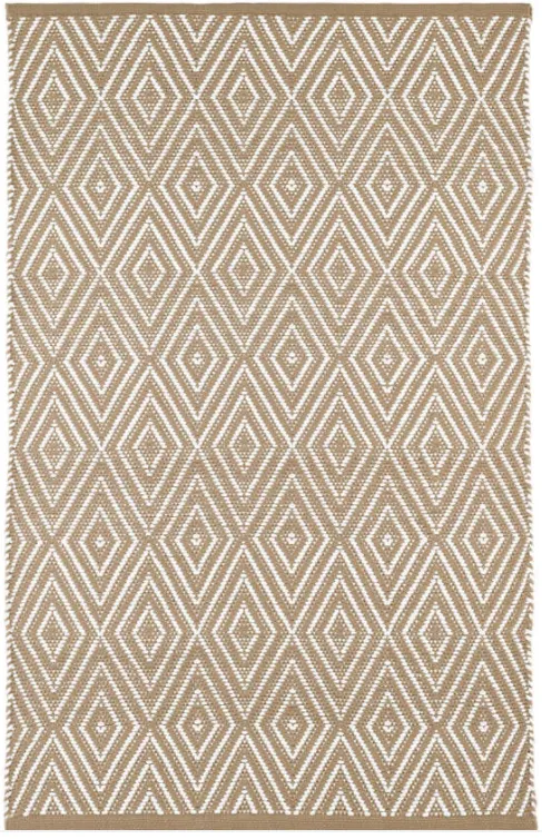 DIAMOND KHAKI/WHITE INTERIOR/EXTERIOR en Multicolor - Textiles, Uruguay | Sentido Jose Ignacio