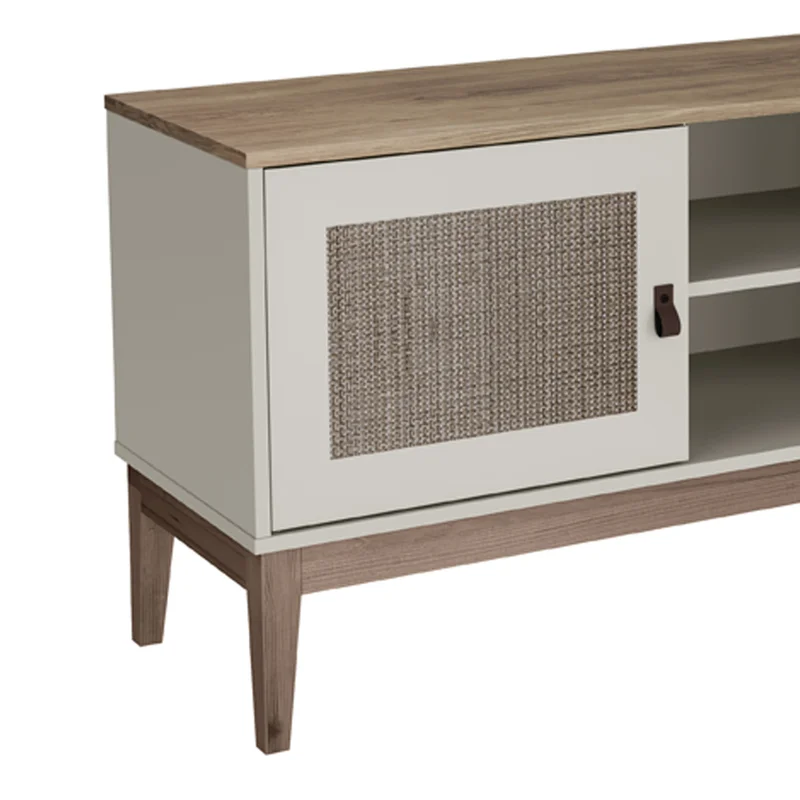 Rack Tv 2 Puertas 2 Estantes Estilo Colonial Linea Mexicana en Beige - Muebles para TV, Uruguay | Soy Hogar, vista 5