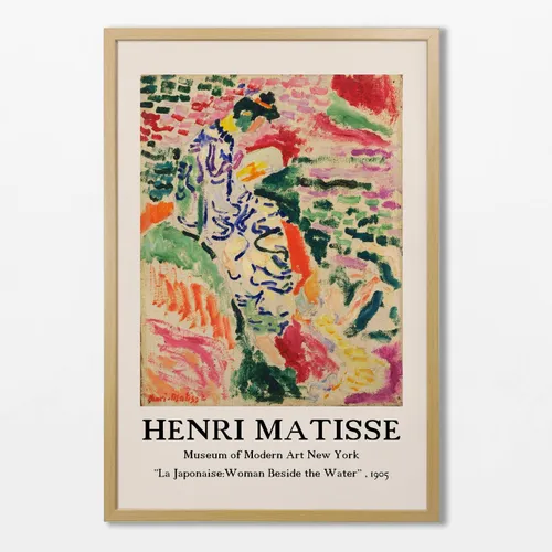 Henri Matisse - La Japonaise en Multicolor - Láminas, Uruguay | La Cuadrería