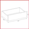 Mesa de luz 2 cajones + espacio – Sole 192 - Mesas de luz, Uruguay | Punto Unión, vista 15 de 21