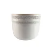MACETA CERAMICA OVAL ANILLOS 20X20X17.5CM - Macetas, Uruguay | Decohogar, vista 2 de 2