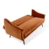 Sofá Cama Durham Velvet en Marrón - Sillones y sofás, Uruguay | Unsi, vista 6 de 9