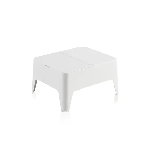 Mesa De Jardín Auxiliar Modelo Alaska Color Blanco - Muebles para el exterior, Uruguay | Castro