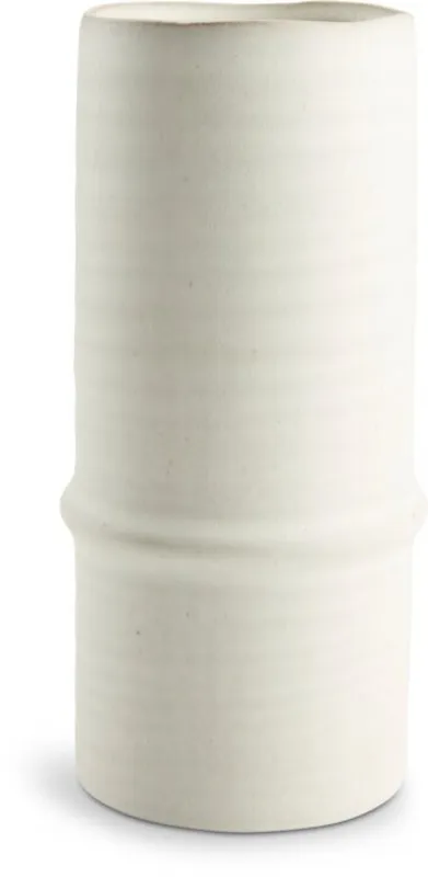 Jarrón EMANUEL Ø12xH25cm blanco en Blanco - Jarrones, Uruguay | JYSK