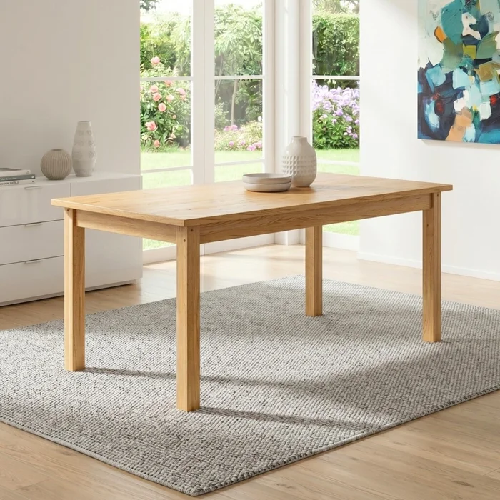 Mesa de Madera Maciza 180 cm - Italia en Marrón - Mesas de comedor, Uruguay | Rústico Hogar