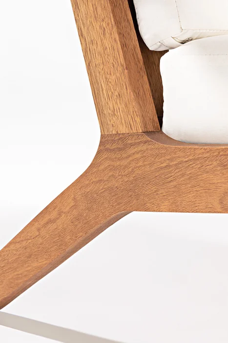 SOFA LOTUS 3 LUGARES ACQUABLOCK CRUDO 185x87x86CM JATOBA en Madera natural - Muebles para el exterior, Uruguay | Vinibel, vista 6