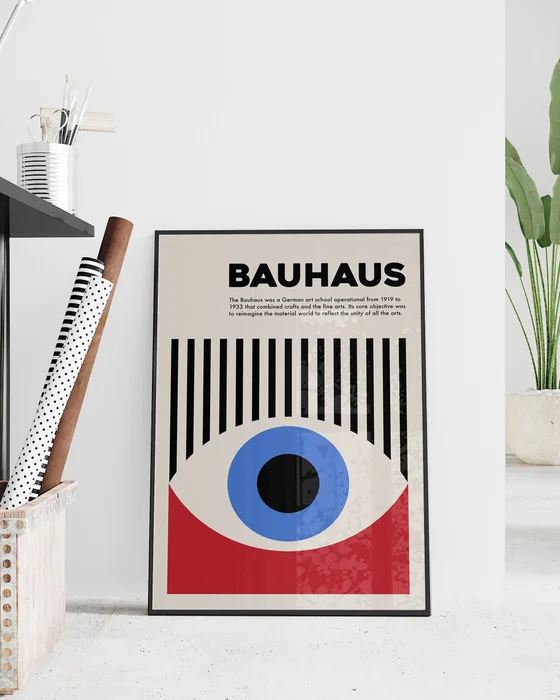 Bauhaus - Red eye en Multicolor - Láminas, Uruguay | La Cuadrería, vista 2