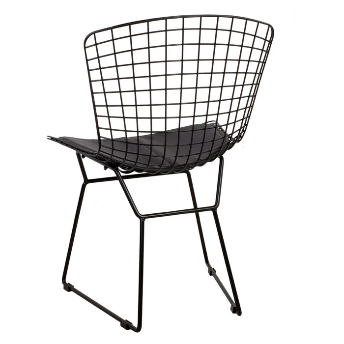Silla Metal Negro Bertoia C-451 en Negro - Sillas, Uruguay | Divino, vista 3