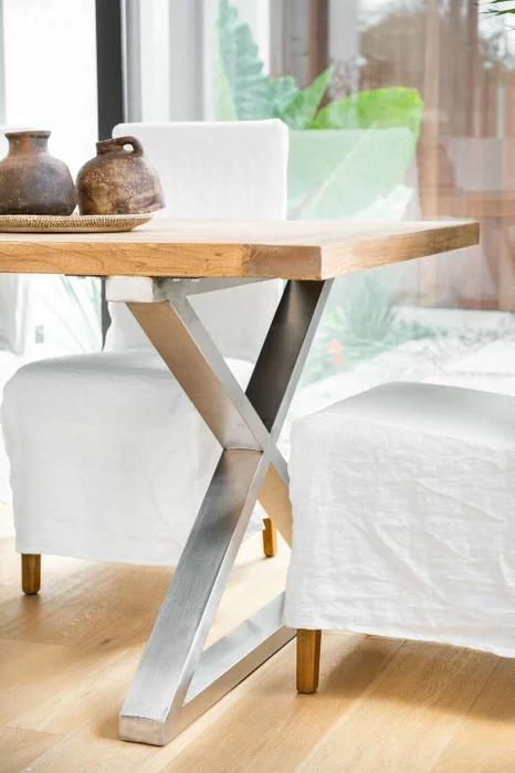 FUNDA SILLA AÑO 50 - LINO BLANCO - Sillas, Uruguay | La Iberica, vista 2