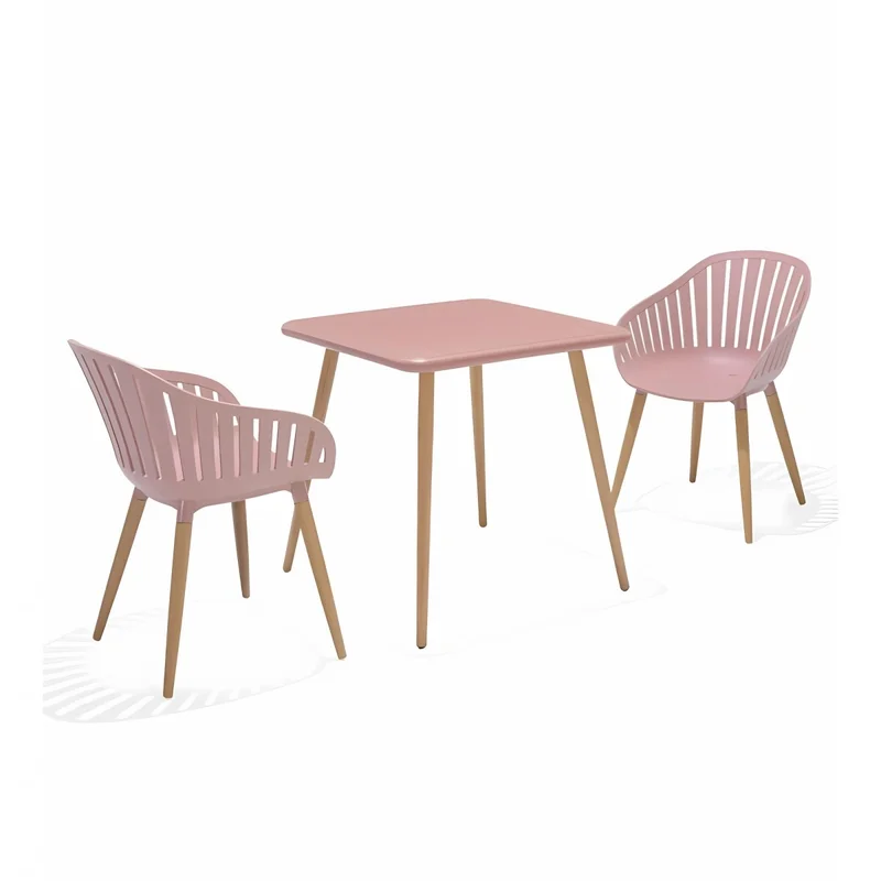 Conjunto de sillas de Jardin - Nassau - Rosa en Rosa - Muebles para el exterior, Uruguay | Rústico Hogar, vista 1 de 5