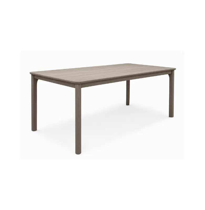 MESA COMEDOR JAPÓN OUTDOOR TEKA GRIS 200X100X75 en Gris - Muebles para el exterior, Uruguay | Masinfinito Casa