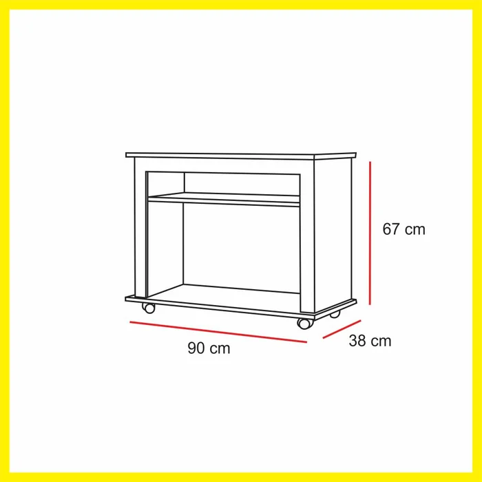 Producto: Rack 396 de AMARELO - Muebles para TV, Uruguay | Amarelo, vista 2