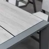 Mesa De Aluminio Para Jardín - Urbanite - 160x90 - Gris en Gris - Mesas de comedor, Uruguay | Ecowood, vista 4 de 5