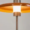 Lámpara de mesa Nuvira de acero cepillado - gris claro y pantalla naranja en Naranja - Lámparas de mesa, Uruguay | Kavehome, vista 4 de 7