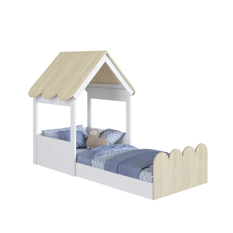 Cama Gretel – Beige en Blanco - Dormitorio, Uruguay | RM Muebles y Deco, vista 6