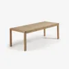 Mesa extensible Briva - 200 (280) x 100 cm madera maciza de roble y pino acabado natural en Madera natural - Mesas de comedor, Uruguay | Kavehome, vista 7 de 8