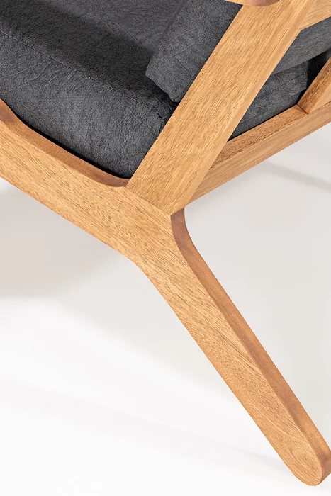 SOFA LOTUS 3 LUGARES ACQUABLOCK NEGRO 185x87x86CM JATOBA en natural y - Muebles para el exterior, Uruguay | Vinibel, vista 5