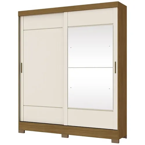 Placard 2 Puertas Correr Con Espejo B74 - Roperos y placares, Uruguay | Albanés